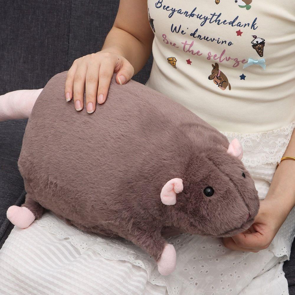 Cartoon Flower Branch Rat Doll Plush Animal Figure Cute Mouse Doll  Kids Gift Birthday