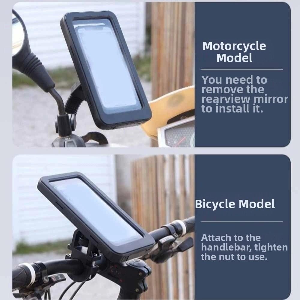Magnetic Design Smartphone Mount Waterproof Phone Navigation Holder Mountain Bike