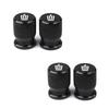 4pcs Car Wheel Tire Valve Caps Aluminum Airtight Covers Badge Emblem for Toyota Crown Accessories