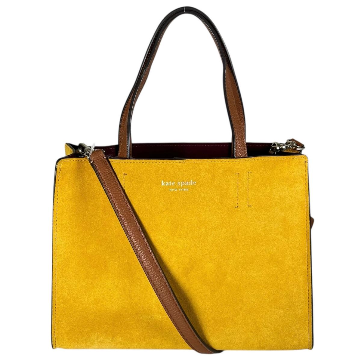 

Kate Spade Sam Suede Shoulder Bag Handbag Suede yellow Women Used