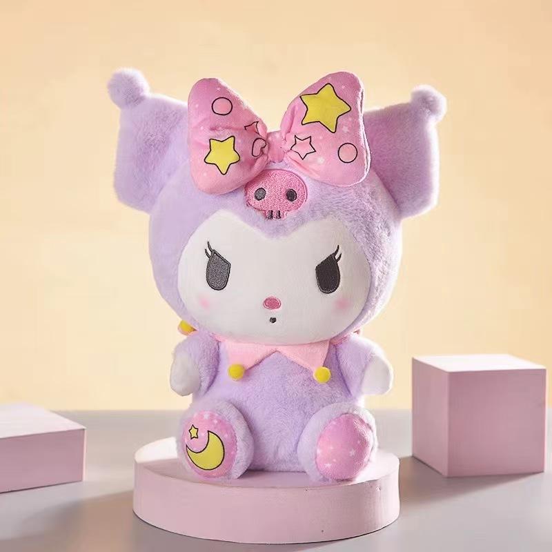Sanrio Pompompurin Kuropi Plush Toy Stuffed Animal Doll Gift Collection Decoration, Cute Design Soft Comfortable Medium Size