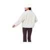 Skechers Outdoor Series Casual Warm Solid Color Stand Collar Spliced Cotton Jacket Women Jacket Eggshell L424W010-00V7