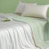 New washed ice silk embroidery double spell ice silk air conditioner quilt student dormitory machine washable summer cool quilt