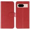 For Google Pixel 8a Case PU Leather Flip Wallet Phone Cover with Strap