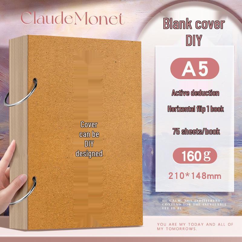 Premium Hardcover Detachable Sketchbook for Art Students with Thick Drawing Paper