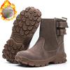 Vintersäkerhetsskor Herrskor Punkteringssäkra Arbetskängor Ståltåskor varma Plysch snökängor Oförstörbara skor