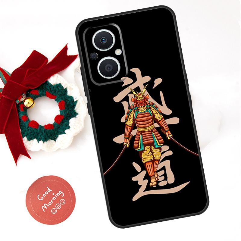 Samurai Oni Mask Funda For OPPO Reno 14F 14 13 12 11 10 Pro 11F 12F 13F 7 8 Lite OPPO Find X8 X5 X9 Pro Case
