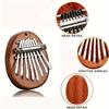 8 Tasten Mini Kalimba Hohe Qualität Exquisites Finger Daumen Klavier Marimba Musik Gutes Zubehör Anhänger Geschenk, Weihnachts- und Halloween-Geschenk, Erntedankfest-Geschenk