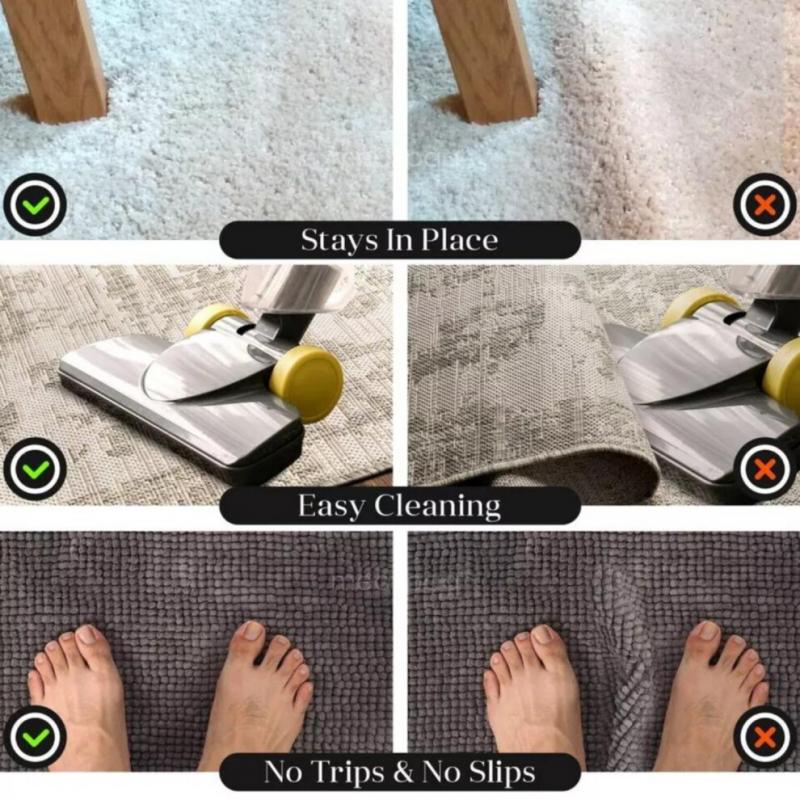 (8x PACK) RUG GRIPPER FOR CARPET NON SLIP MAT RUG ANTI SLIDE