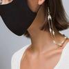 Metal Eyewear Jewelry Anti-lost Reading Glasses Chain Face Mask Necklace Glasses Clips Pearl Chain