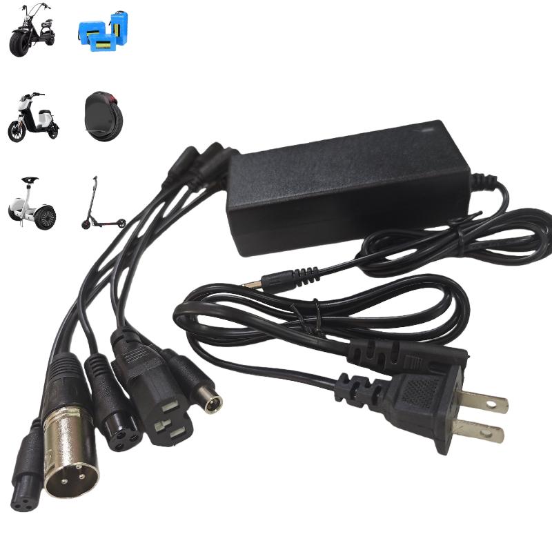 1 Set Ac 100-240V Dc 42V 2A Lithium Battery Charger Us/ Eu Plug Battery Adapter On Sector Accessories 42V 2A  Power Adapter