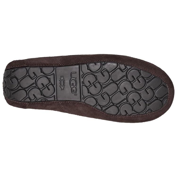 UGG Ascot Slipper Cozy Athleisure Casual Sports Shoe Brown Fleece Lined Men's 1101110-ESP