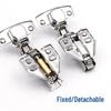 304 Stainless Steel Soft Close Hydraulic Cabinet Hinges - Thickened, Two-Stage Force for Furniture