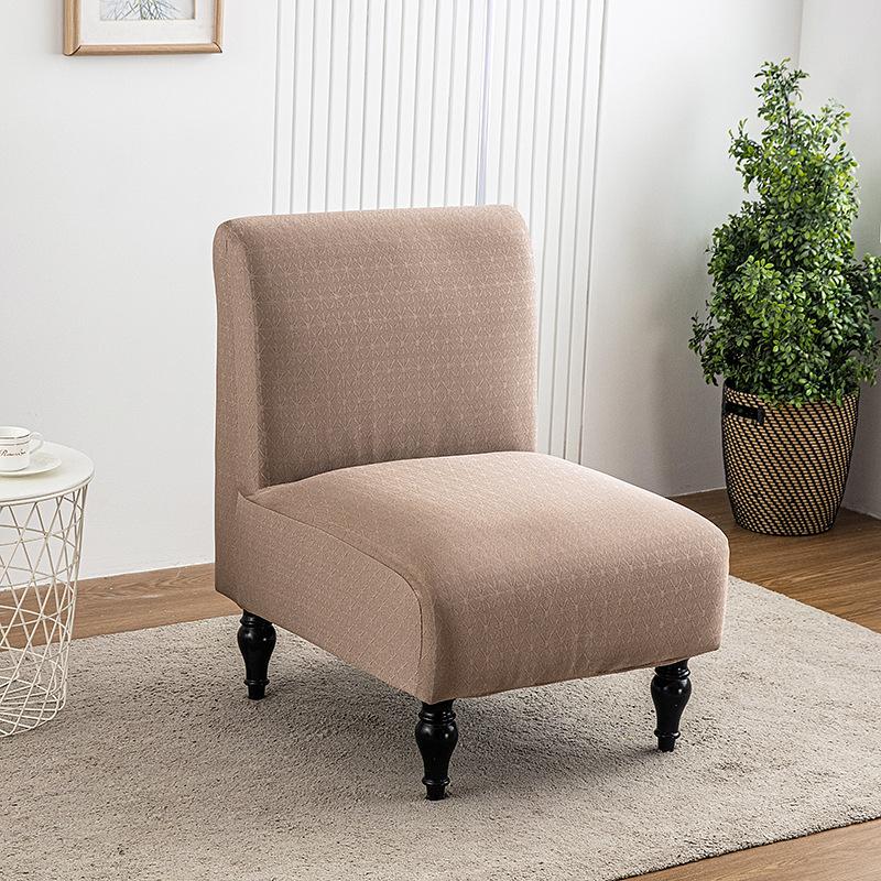 Amazon Home Hotel Elastic Jacquard Chair Cover Protective Cover Armless Single Sofa Fat Chair Cover