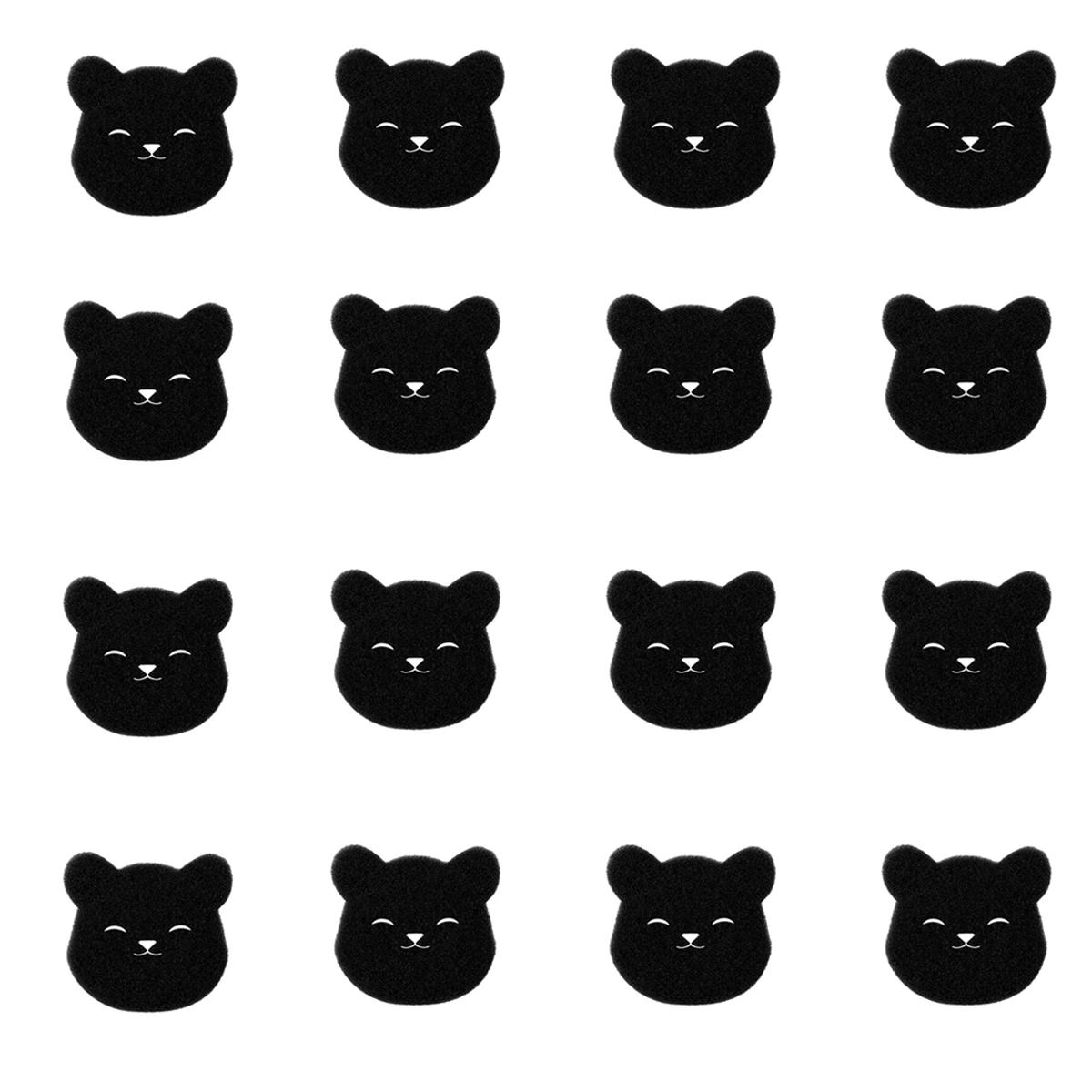 

Удалитель шерсти домашних животных Шарик для стирки Уловитель шерсти собаки кошки Стиральная машина Ворс Пух Удалитель шерсти Многоразовый Спонж для чистки одежды Двойного назначения для влажной и сухой уборки 16pc чёрный