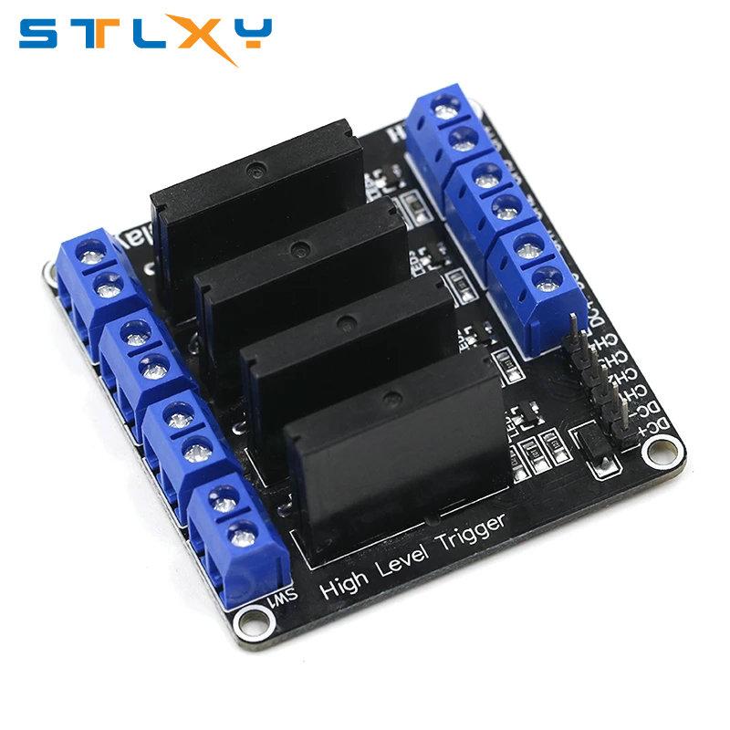 1 2 4 8 Channel 5V DC Relay Module Solid State High Level SSR AVR DSP G3MB-202P Relay for Arduino