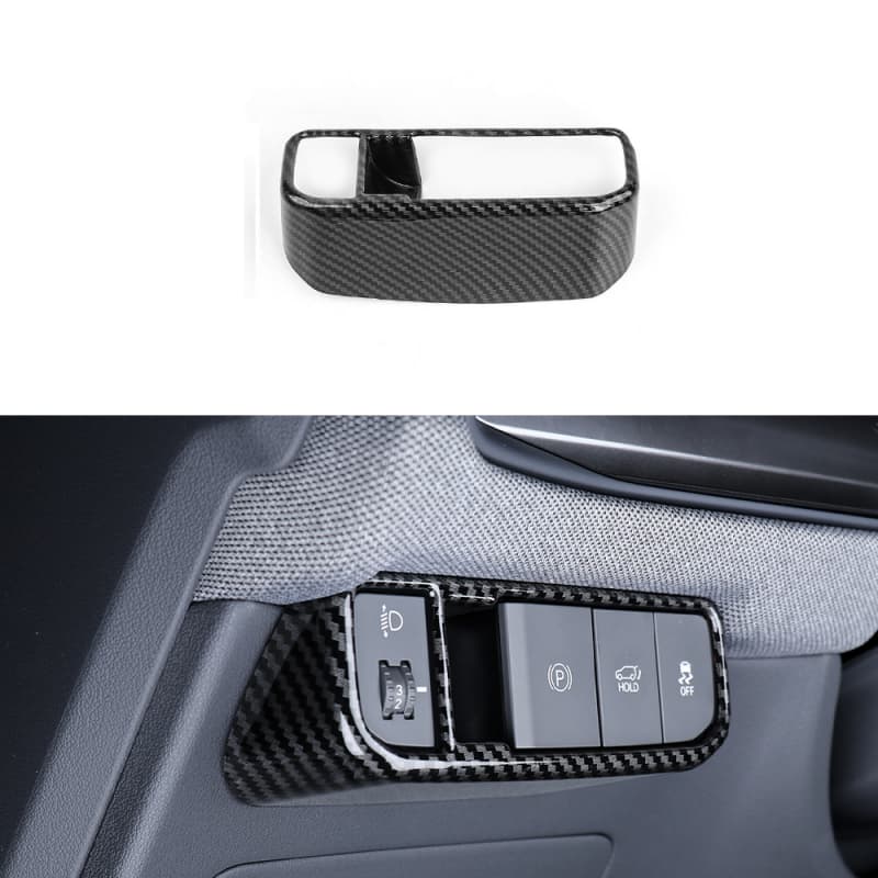 For Kia EV3 2024 2025 Carbon Fiber Central Console  Window Button Air Middle Vent Trim Rear Row Cover Car Tuning Accessories LHD