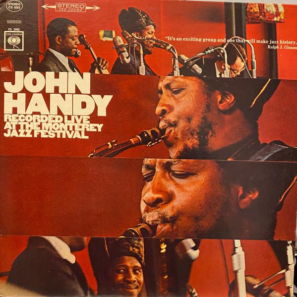 

LP Record JOHN HANDY Recorded Live At The Monterey Jazz CS9262 Columbia US Jazz Used