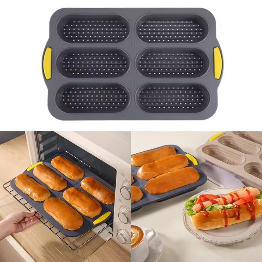 Creative Baking Mould Tray 8 Grids Bread Pastry Mold Silicone Cookie Mold  Baking Tool