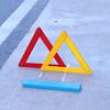 2Pcs Car Tripod Folded Stop Sign Reflector Emergency Breakdown Warning Tool Triangle Reflective Safety Hazard Car Accessories