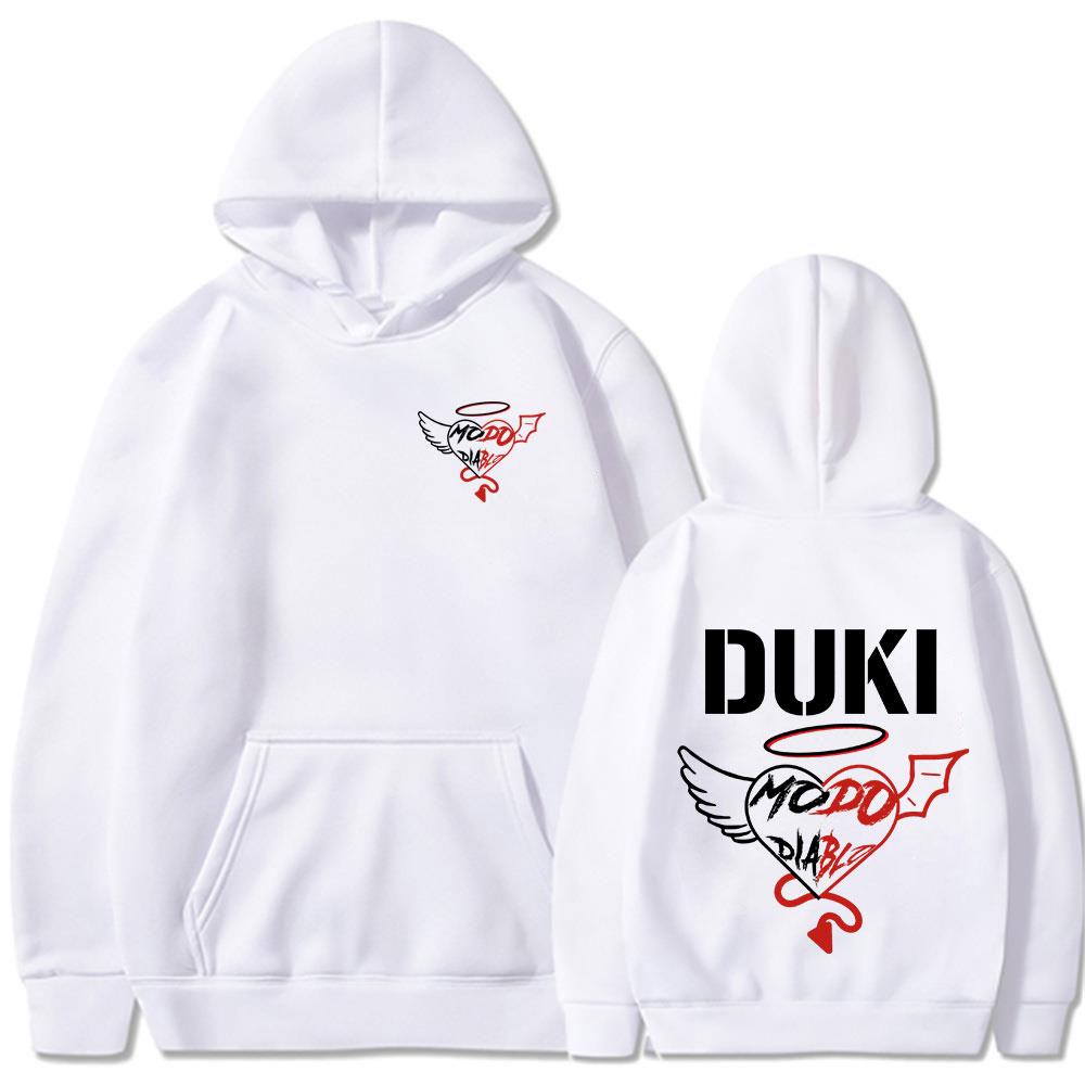Rapper Duki Modo Dlablo Band Merch Hoodies Herren Damen Kleidung Mode Hip Hop Übergroße Sweatshirts Vintage Hip Hop Pullover