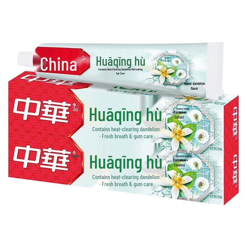 

Zhonghua Orange Blossom Dandelion Herbal Toothpaste Twin Pack