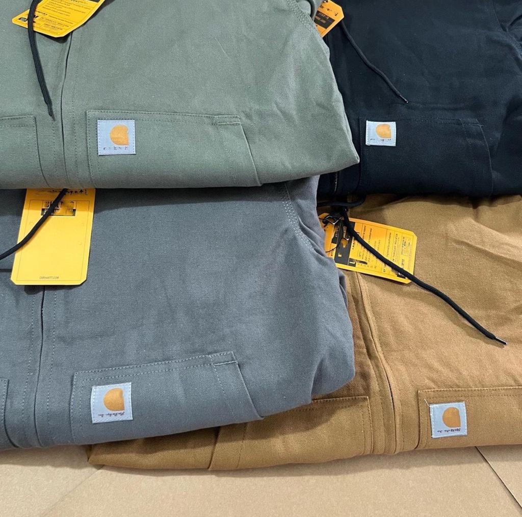 American Style Retro Thickened Canvas Hooded Jacket