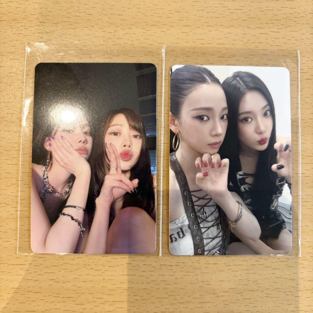 

[USED] Winter Karina aespa CD Bonus A Prize 10/4 Trading Cards (2 pieces)