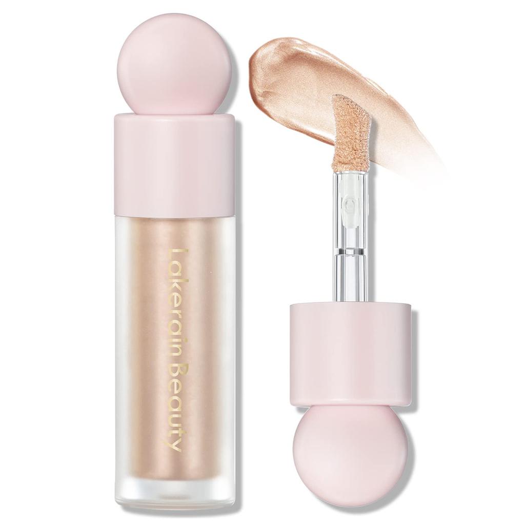 7.5ml Liquid Luminizer Blush Makeup, Liquid Luminizer Face Highlighter, Waterproof Long Lasting, Moisturizing Face Blush Wand For Cheek, Rose Gold