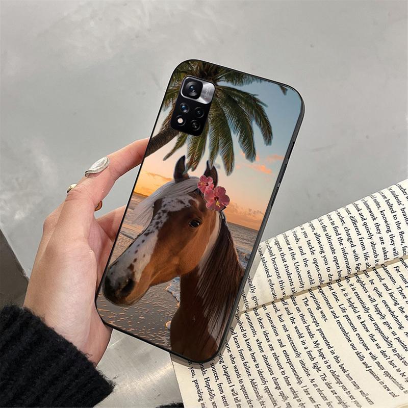 Phone Case For Xiaomi Poco C71 15T 14T Pro Redmi note 15 14 14 13 Pro Redmi A5 15C 13C foal Horse