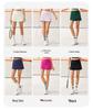 Lu Gleicher Stil Damen High Waist Sport Tennisrock zum Laufen, Badminton, Pilates, Yoga
