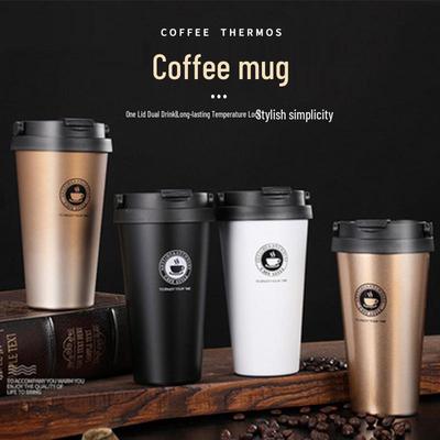 Caneca de Viagem Criativa de Aço Inoxidável Isolada com Alça