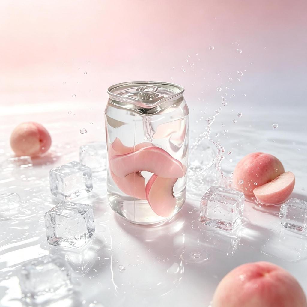 Fruit Can Squishy Toy, Watermelon Apple Peach Slow Rise Squeeze Toy in Can Box, Soft TPR Stress Relief Fidget for Teens Adults