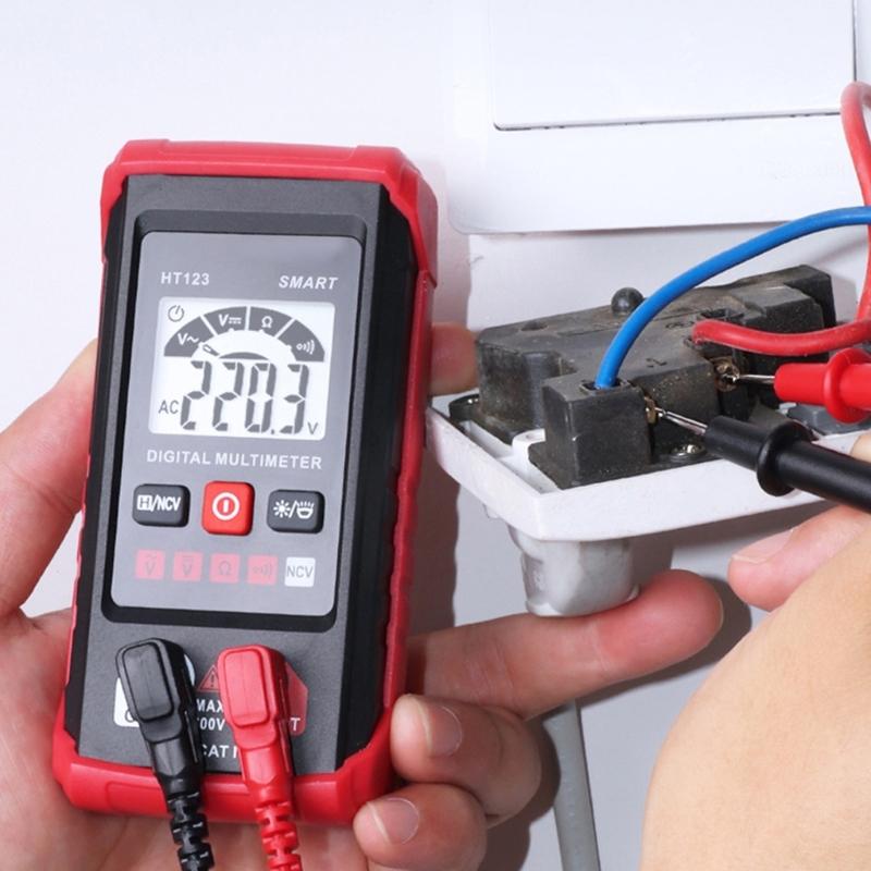 Digital Multimeter and Analyzers 2000 Counts Voltmeter Ohmmeter Auto Ranging Tester,Voltage Resistance Continuity NCV