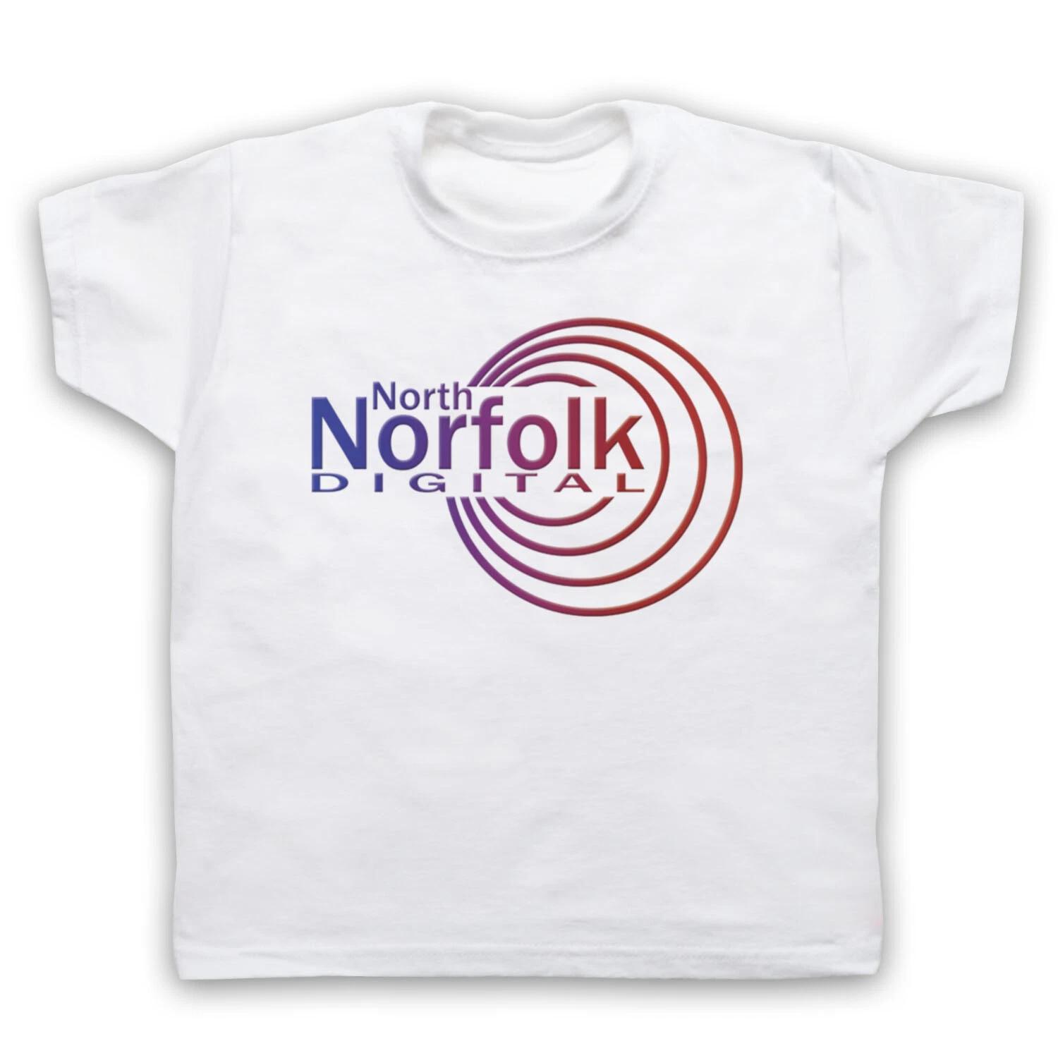 NORTH NORFOLK DIGITAL ALAN PARTRIDGE RADIO STATION LOGO KIDS CHILDS T-shirt 120