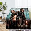 Custom Name Daryl and Rick Theme Printed Blanket - Perfect for Couch, Bed, Travel & Outdoor Use | Machine Washable, Cozy & Durable.