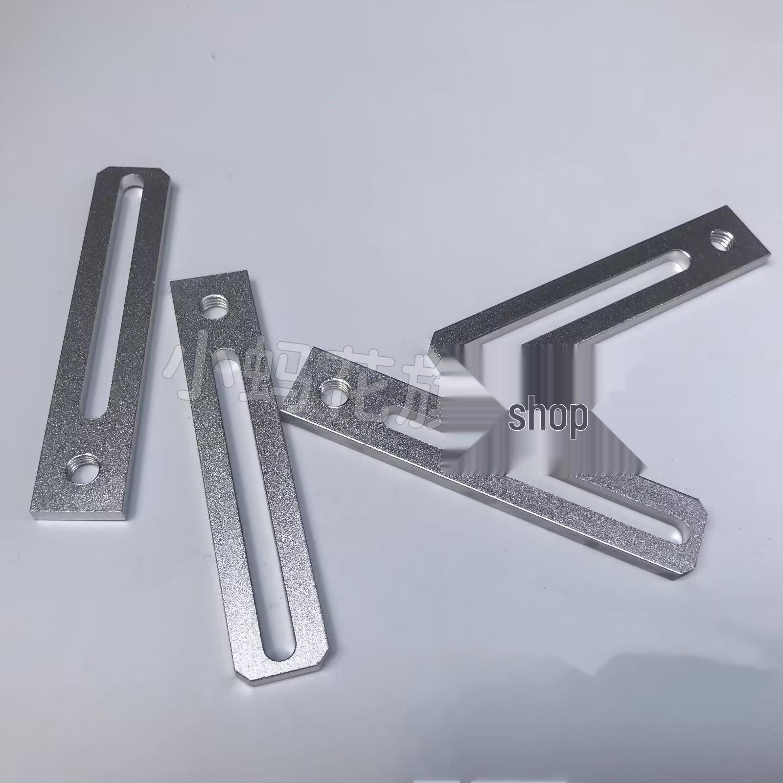 MSAF Adjustable Angle Bracket Clamp Fixture with MSBF Guide Shaft MSCF M6 Thread, Slot Length 40, Note: Too Many Screws
