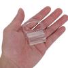 4Pcs Cordless Shade Lift Handle Clear Plastic Bottom Rail Pull for Honeycomb Cellular Shades Replacement Blind Lifting Clip 15Mm