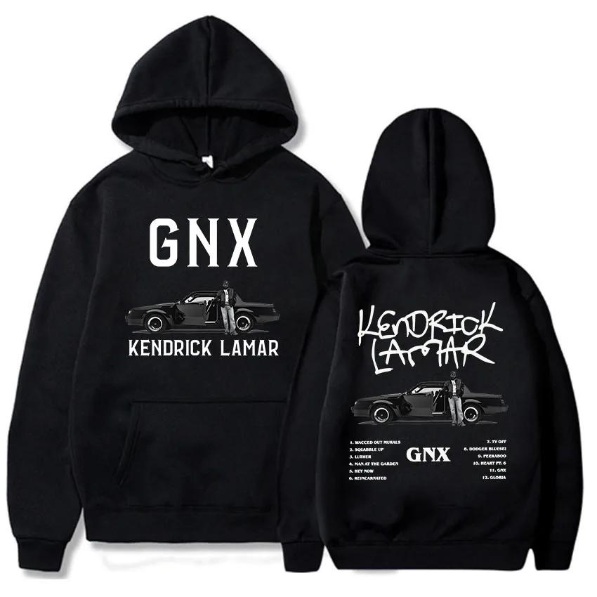 GNX Album Neutral 2025 bedruckter Hoodie Kendrick Lamar Rapper Rock-Stil Pullover Sweatshirt Unisex Hoodie Harajuku