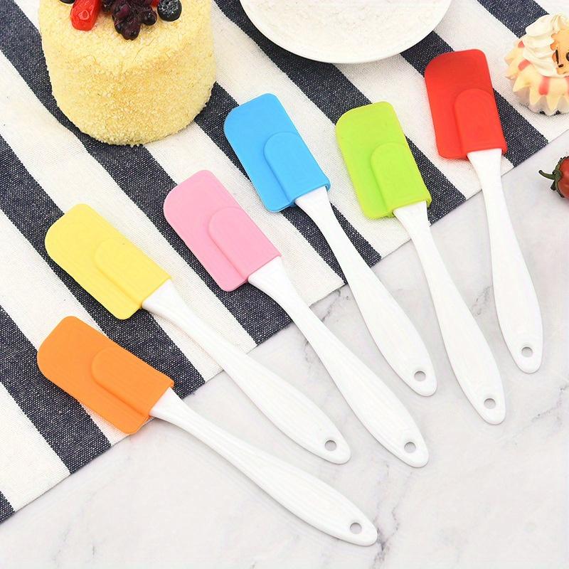 Silicone Spoon - Heat Resistant, Non Stick, Detachable Mini Scraper Suitable for Baking, Cooking, and Service