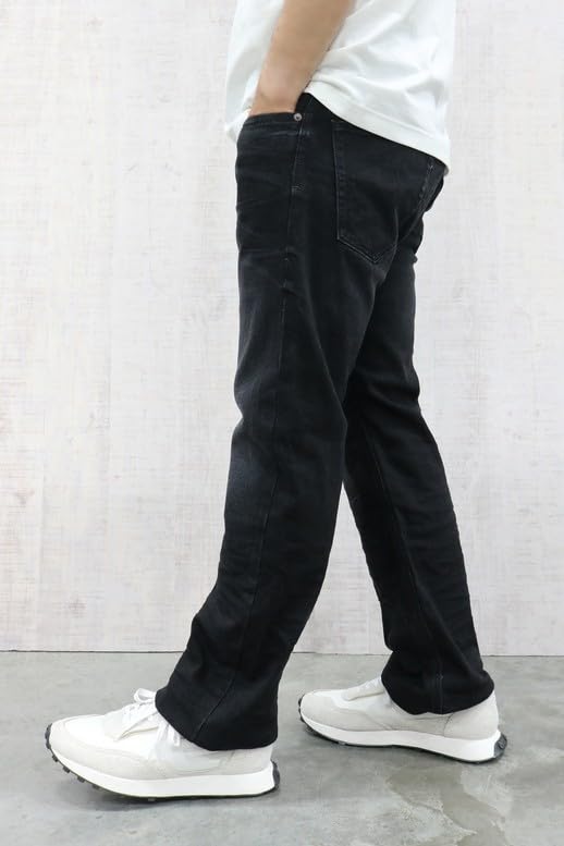 Rovné džínové kalhoty LARKEE A00891R9D48 02 Černé 30 [Diesel] Pánské LARKEE-XR9D48