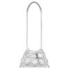 New CARLYN Nylon Shoulder Bag Mini Women's Silver H74112010S