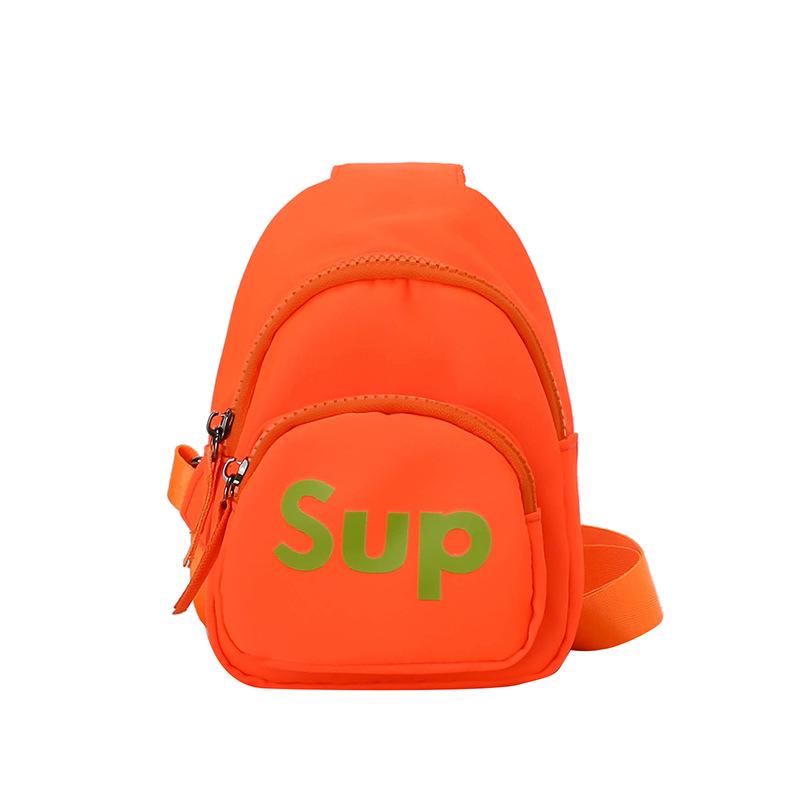 Crossbody Messenger Bag with Letter Pattern, Trendy Boy Backpack