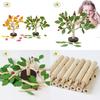 Insertable Wooden Leaf  Shaped Building Blocks Kids Handcraft Toy Education