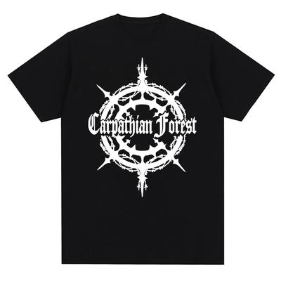 Summer Rock T-Shirt Men Women Black Metal Band Styles Graphics Tees Street Fashion Short Sleeve Tshirt Cotton O-Neck Unisex Tops