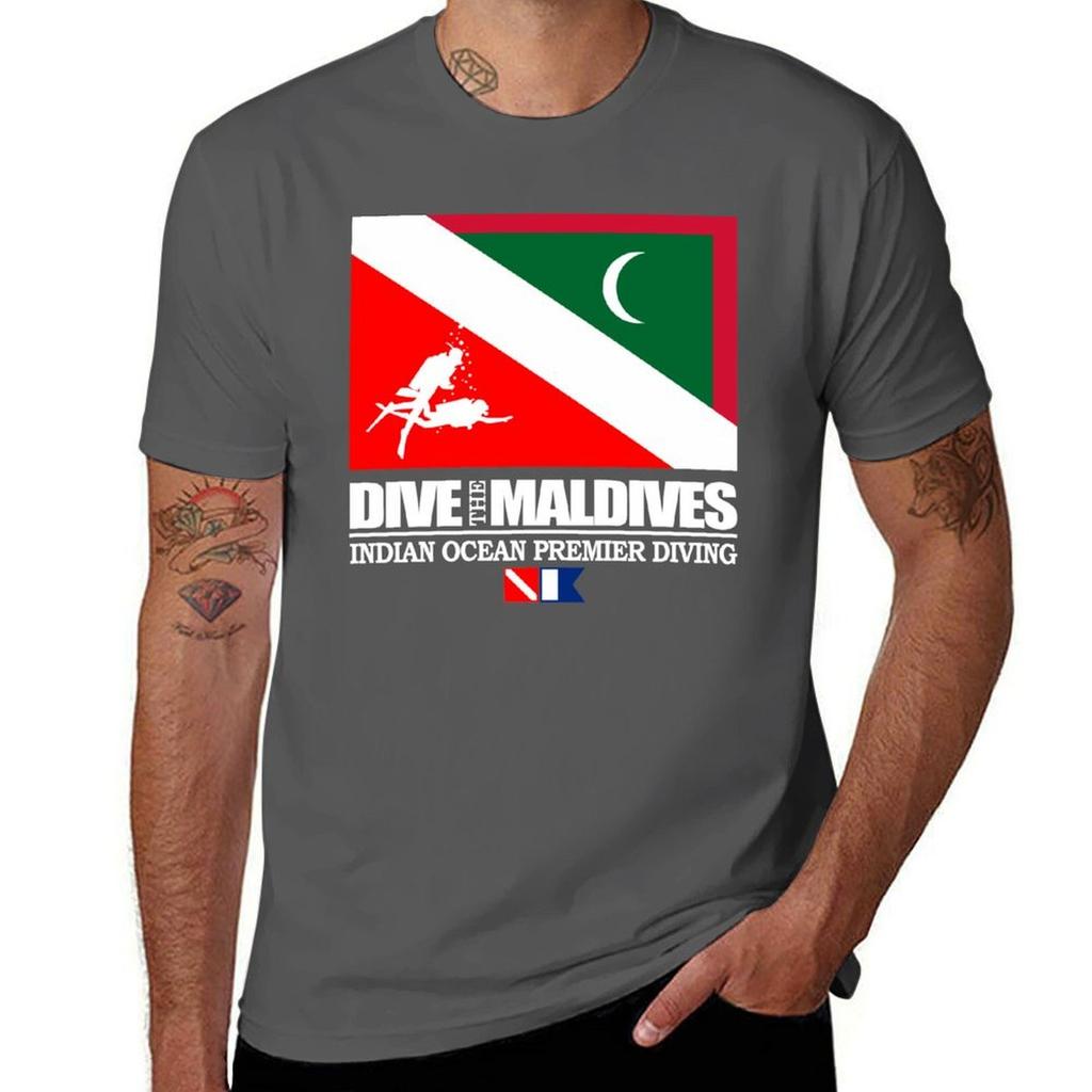 Dive The Maldives Df Tshirt Daily Wear Print Tshirt