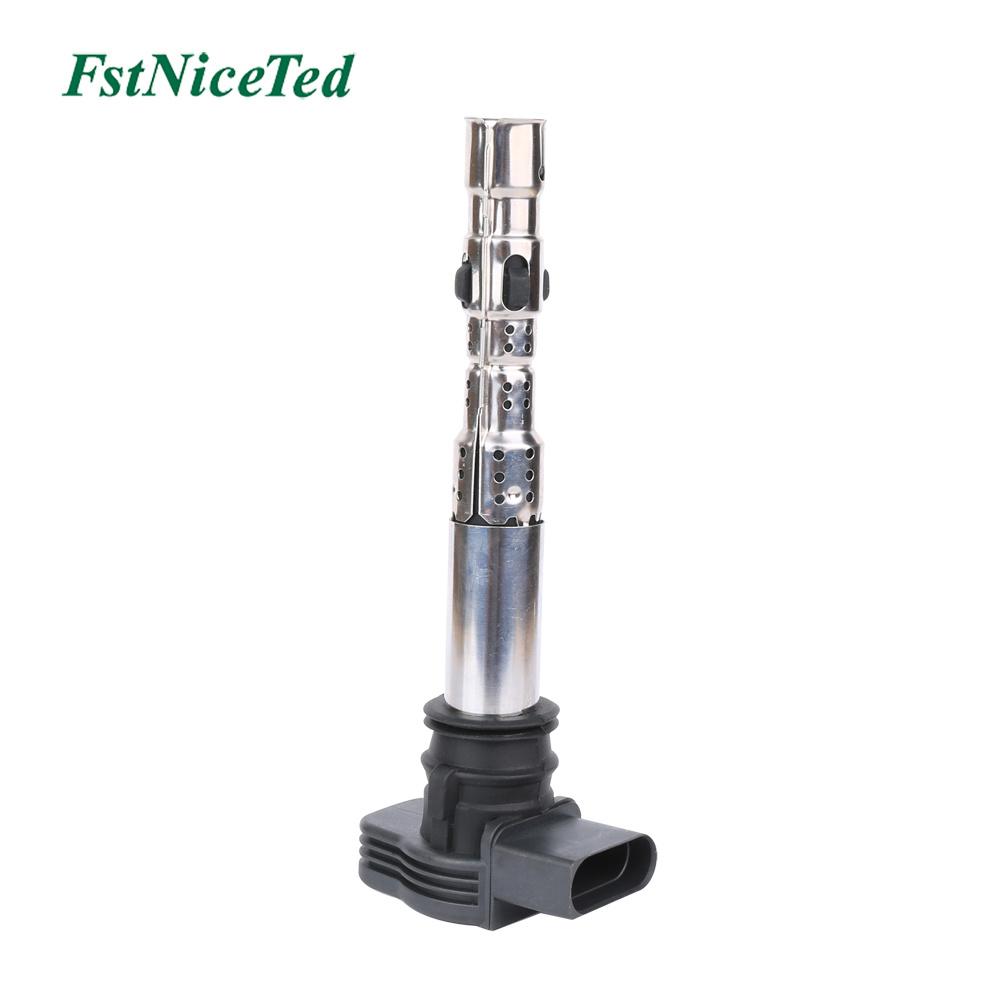 

(1шт) Катушка зажигания подходит для A4L B8 1,8 T 30TFSI Volkswagen Magotan B6 1,8 T заменяет 06F905115H чёрный