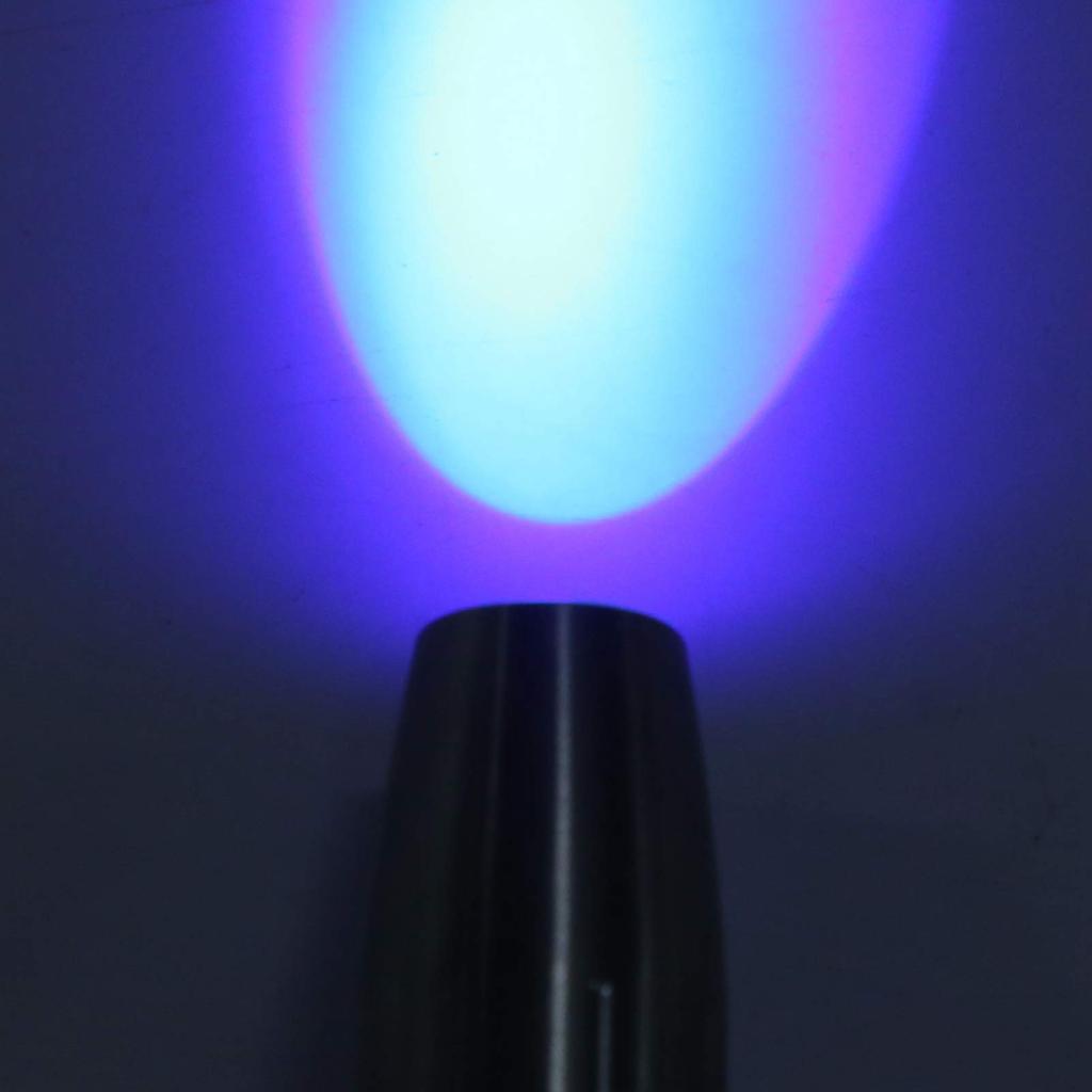 Durable LED Flashlight for Jade and Gemstone UV USB White Light Pale Yellow Light Purple Light Purple for Identifying Jade and Gemstones High-Power,