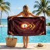 Stampa FC Galatasaray Asciugamano da Spiaggia Quick Dry Microfibra Assorbente Portatile da Viaggio Asciugamano per Nuoto