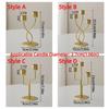Romantic Candle Holder European Style Iron Candles Stand Long Candle Candlestick  Photo Props